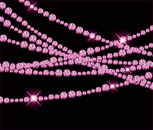 Diamond Garlands Like Lights Pink - Clip Art diamonds hanging gemstone - 7 PNG Transparent Images High Resolution Instant Download Digital Clipart