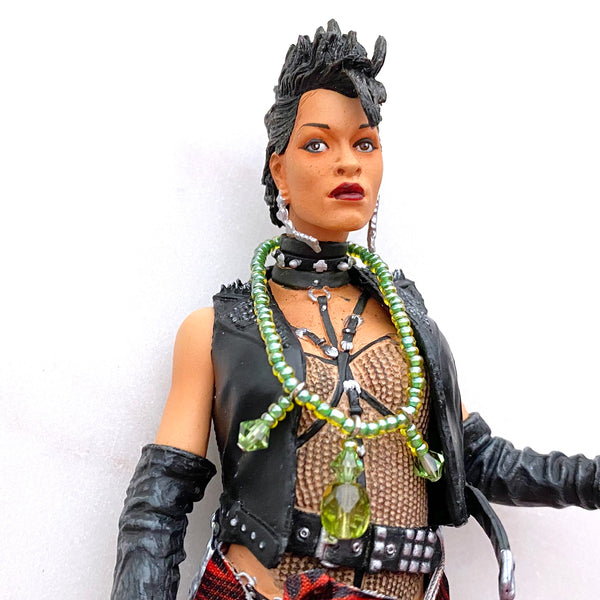 Mini Necklace for 6 inch figures 1:12 or 1:6 scale - Handmade Jewelry Crystals, Glass, Swarovski