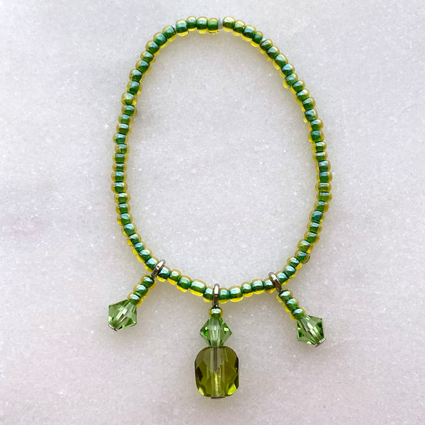 Mini Necklace for 6 inch figures 1:12 or 1:6 scale - Handmade Jewelry Crystals, Glass, Swarovski