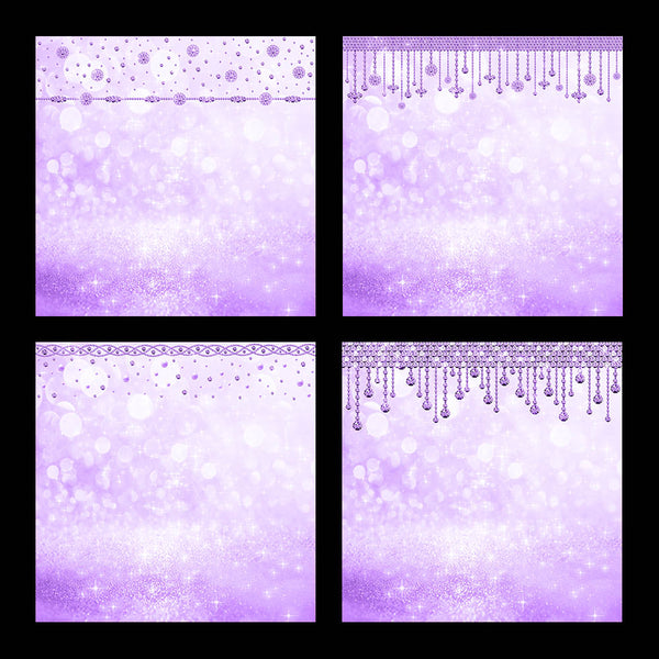 Bokeh Shimmer Sparkles Backgrounds with Diamonds 02 - 28 High Resolution Images - Instant Download Digital Clip art