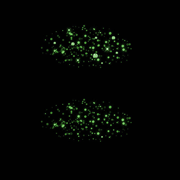 Green Round Glitter Dust & Diamonds 01 - sparkly 8 PNG Transparent Overlays High Resolution - Instant Download Digital Clip art