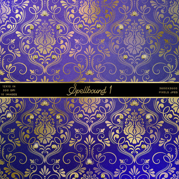 Spellbound 1 Unicorns Dragons Magic Astrology boho  - 10 High Resolution JPG Images - Instant Download Digital Clip art