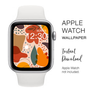 Apple Watch WALLPAPER - Abstract Collage 1 - Instant Download - Watch Background Apple Watch face design