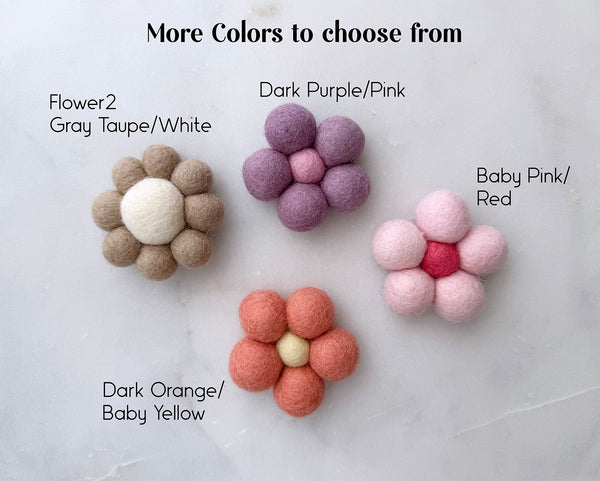 Daisy Wool Flower Essential Oil Diffuser, Car Air Freshener, Car hanging Freshies, Felt Wool Office Diffuser, Aromatherapy Closet Christmas