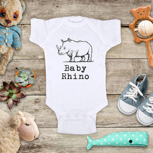 Baby Rhino Rhinoceros animal zoo trip baby onesie Infant, Toddler & Youth Soft Shirt