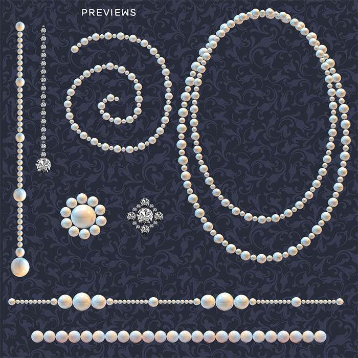 Pearl Diamond Pattern Diamonds And Pearls Clipart