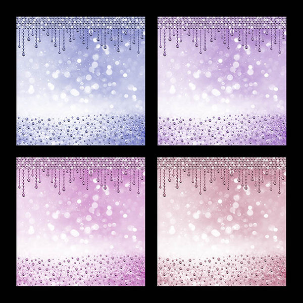 Diamonds Bokeh 01 Backgrounds - Clip Art sparkly gemstone - 12 High Resolution Images - Instant Download Digital Clip art