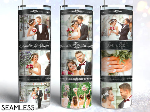 Tumbler Template Design - Diamonds Background PNG Sublimation 20 oz Skinny Tumbler High Resolution Instant Download Full Wrap Digital