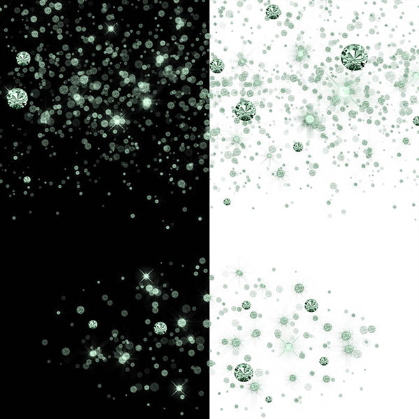 Dusty Green Round Glitter Dust & Diamonds 01 - sparkly 8 PNG Transparent Overlays High Resolution - Instant Download Digital Clip art
