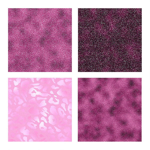 Glam Diamonds 01 Pink Glitter Texture Digital Paper Animal Prints - 10 Images High Resolution - Instant Download Digital Clip art