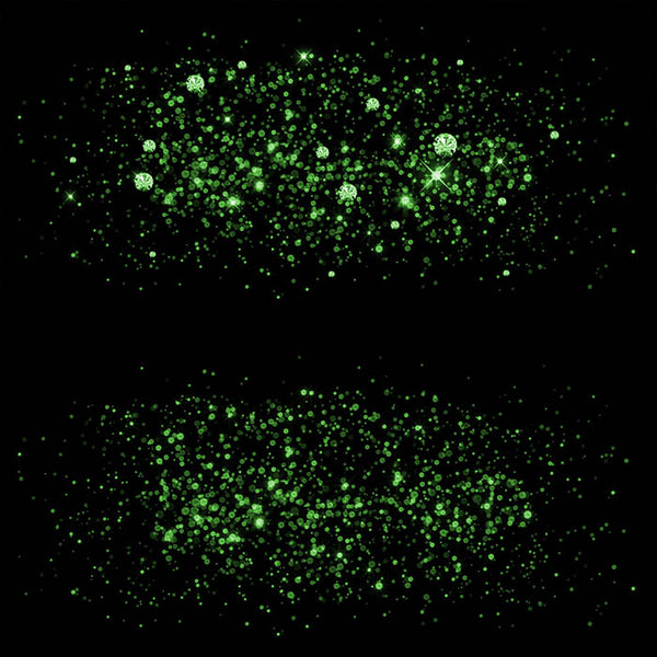 Green Round Glitter Dust & Diamonds 01 - sparkly 8 PNG Transparent Overlays High Resolution - Instant Download Digital Clip art