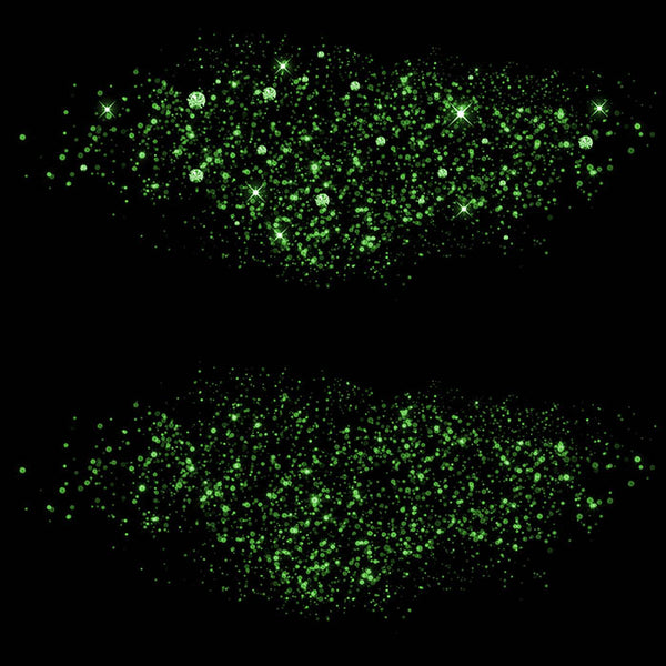 Green Round Glitter Dust & Diamonds 01 - sparkly 8 PNG Transparent Overlays High Resolution - Instant Download Digital Clip art