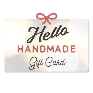 Hello Handmade Gift Card