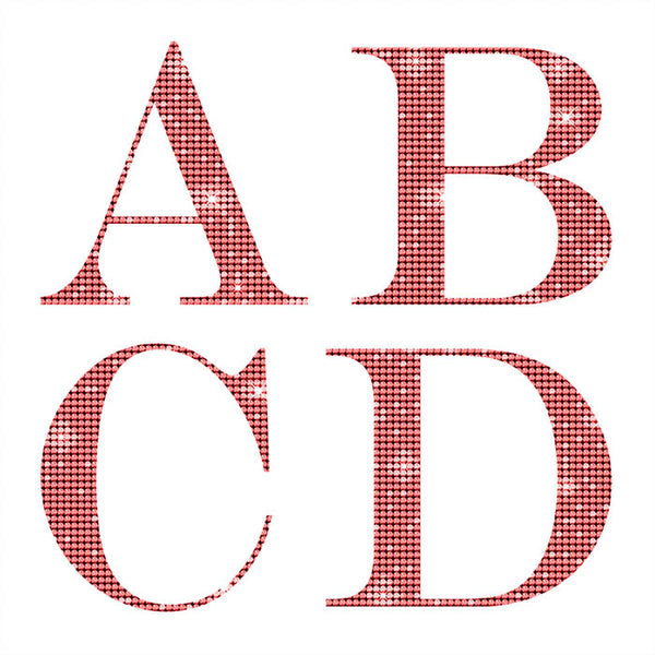 Letters Alphabet Diamonds Capital Letters 01 Red - These are Clip Art NOT Font - 26 PNG Transparent Images - Instant Download Digital Clip art