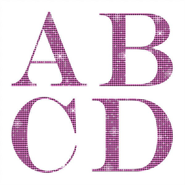 Letters Alphabet Diamonds Capital Letters 01 Pink - These are Clip Art NOT Font - 26 PNG Transparent Images - Instant Download Digital Clip art