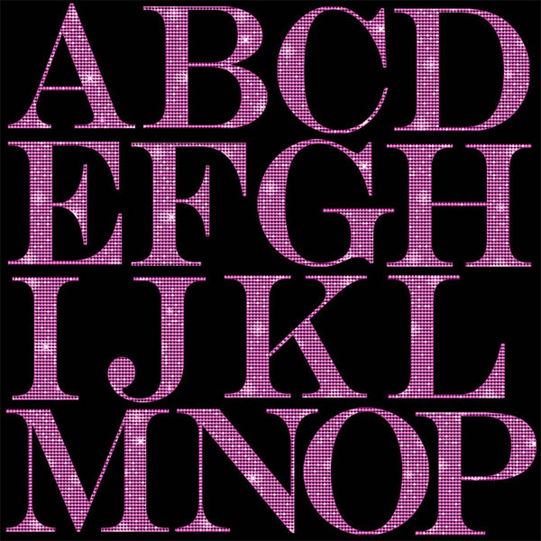 Letters Alphabet Diamonds Capital Letters 01 Pink - These are Clip Art NOT Font - 26 PNG Transparent Images - Instant Download Digital Clip art