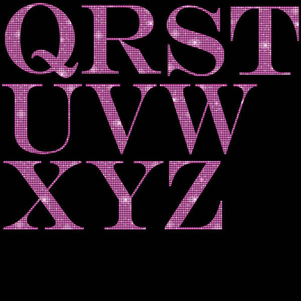 Letters Alphabet Diamonds Capital Letters 01 Pink - These are Clip Art NOT Font - 26 PNG Transparent Images - Instant Download Digital Clip art