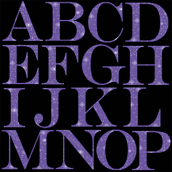 Letters Alphabet Diamonds Capital Letters 01 Purple - These are Clip Art NOT Font - 26 PNG Transparent Images - Instant Download Digital Clip art