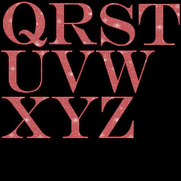 Letters Alphabet Diamonds Capital Letters 01 Red - These are Clip Art NOT Font - 26 PNG Transparent Images - Instant Download Digital Clip art