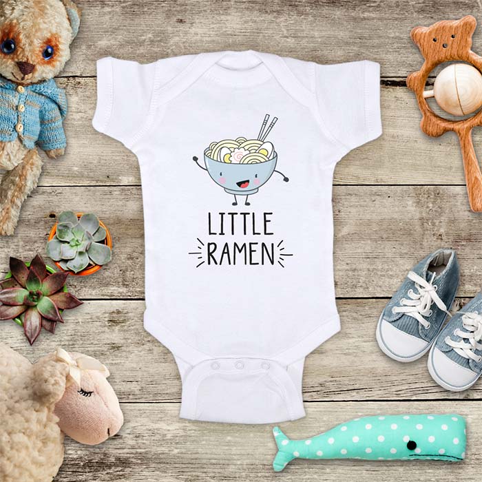 Little Ramen Noodle Soup cute Baby Onesie Bodysuit Infant & Toddler Soft Fine Jersey Shirt - Baby Shower Gift
