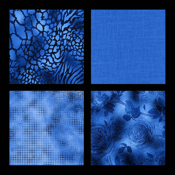 Luxury Royal Blue 02 Glitter Backgrounds - 14 High Resolution Images - Instant Download Digital Clip art