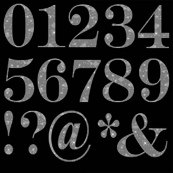 Numbers Symbols Diamonds Capital 01 - These are Clip Art NOT Font - 23 PNG Transparent Images - Instant Download Digital Clip art
