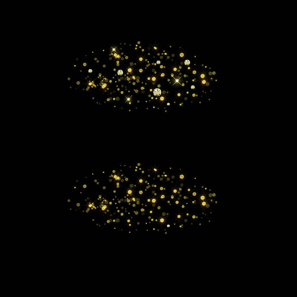 Yellow Gold Round Glitter Dust & Diamonds 01 - sparkly 8 PNG Transparent Overlays High Resolution - Instant Download Digital Clip art