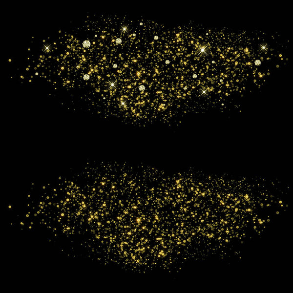 Yellow Gold Round Glitter Dust & Diamonds 01 - sparkly 8 PNG Transparent Overlays High Resolution - Instant Download Digital Clip art