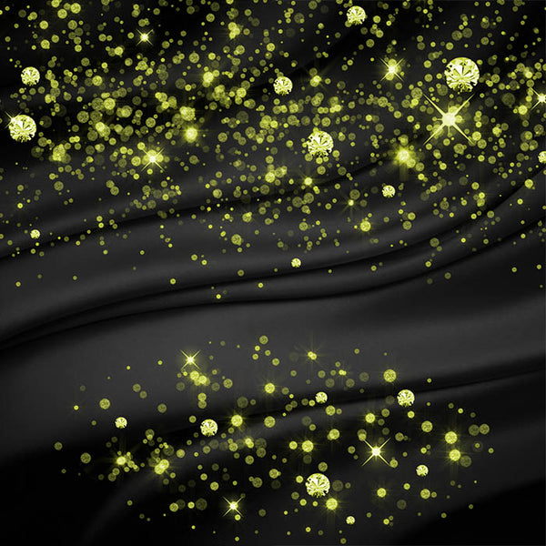 Yellow Green Round Glitter Dust & Diamonds 01 - sparkly 8 PNG Transparent Overlays High Resolution - Instant Download Digital Clip art