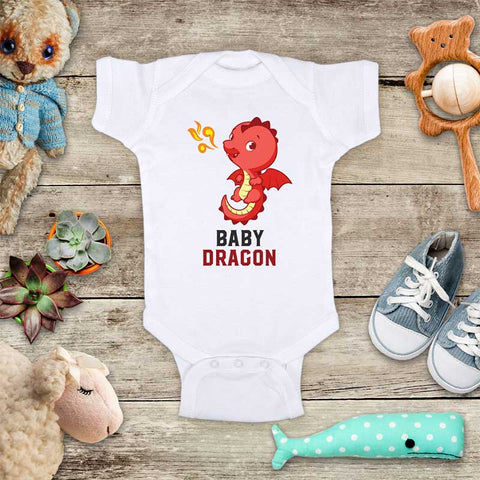 Baby Dragon cute baby onesie bodysuit Infant Toddler Youth Shirt Baby shower gift
