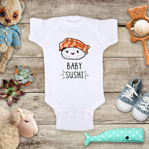 Baby Sushi cute Japanese food funny baby onesie bodysuit Infant Toddler Youth Shirt Baby shower gift