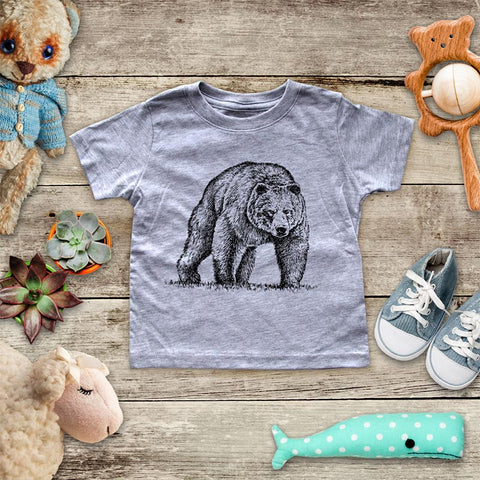 Bear Coming At You animal zoo trip baby onesie Infant, Toddler & Youth Soft Shirt
