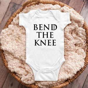 Bend The Knee GOT Game of Thrones funny parody baby onesie shirt Infant, Toddler & Youth Shirt