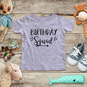 Birthday Squad - boho birthday party kids baby onesie shirt - Infant & Toddler Youth Soft Fine Jersey Shirt