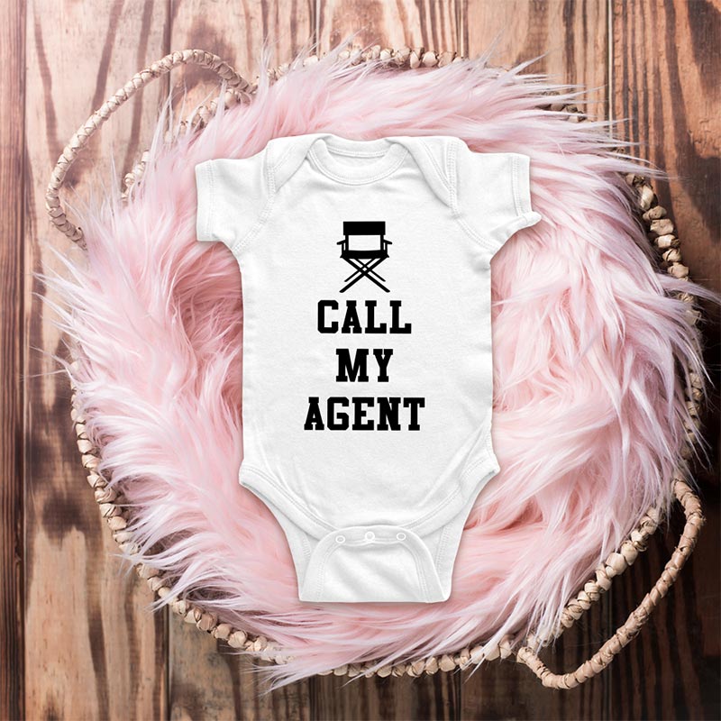 Call My Agent Hollywood baby onesie shirt Infant, Toddler & Youth Shirt