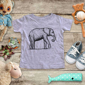 Elephant - animal zoo trip baby onesie shirt - Infant & Toddler Youth Soft Fine Jersey Shirt