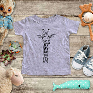 Giraffe graphic - animal zoo trip baby onesie shirt - Infant & Toddler Youth Soft Fine Jersey Shirt