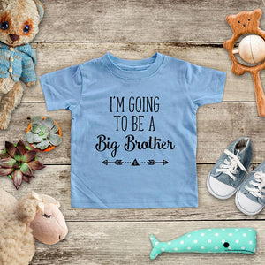 I'm Going to be a Big Brother  - hipster arrow boho design baby onesie Infant & Toddler Soft Shirt baby birth pregnancy announcement
