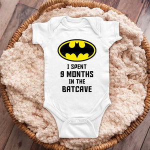 I spent 9 months in the Batcave Batman parody - funny baby onesie Infant Toddler Shirt