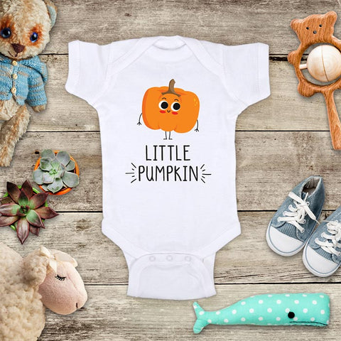 Little Pumpkin - d2 cute food Baby Onesie Bodysuit Infant & Toddler Soft Fine Jersey Shirt - Baby Shower Gift